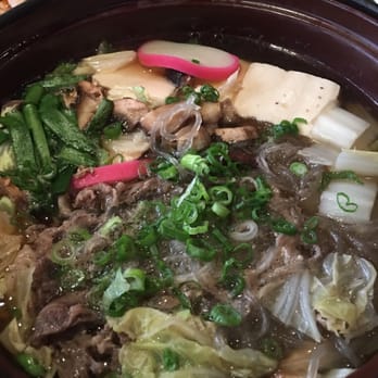 Sake Sushi & Grill - Sukiyaki - so flavorful; enough for 2-3 people. - Sushi Bars Near Me - Placentia, California