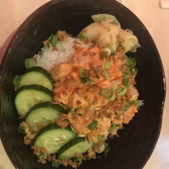 Fukuryu Ramen - Spicy salmon rice bowl - Ramen Near Me - Upper Arlington, Ohio