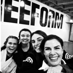 Free Form Brazilian Jiu Jitsu - Our Free Form Girly Gang! It has been growing exponentially! Come join us!!!