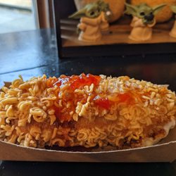 Korn Dog - Half/half ramen with sweet n sour topping