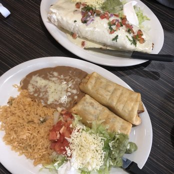 Las Palmas 3 - Fried Chimichanga with cheese sauce on the side and chicken/chorizo burrito Yummy - Mexican Near Me - Virginia Beach, Virginia Las Palmas 3 - Fried Chimichanga with cheese sauce on the side and chicken/chorizo burrito Yummy - Mexican Near Me - Virginia Beach, Virginia