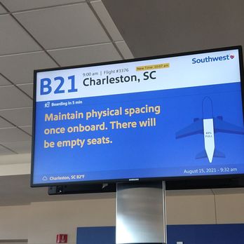 Southwest Airlines - I love that it shows how full the flight is. - Airlines Near Me - North Charleston, South Carolina Southwest Airlines - I love that it shows how full the flight is. - Airlines Near Me - North Charleston, South Carolina