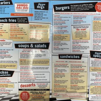 Digger's Diner - Concord - Menu (1/2) as of 8/26/25 - Breakfast & Brunch Near Me - Concord, California