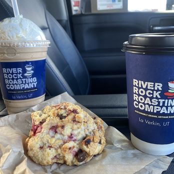 River Rock Roasting Co - White mocha and cranberry scone - Coffee & Tea Near Me - La Verkin, Utah River Rock Roasting Co - White mocha and cranberry scone - Coffee & Tea Near Me - La Verkin, Utah