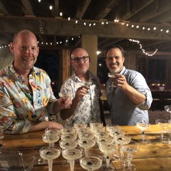 Brown Mountain Beach Resort - Speakeasy toast
