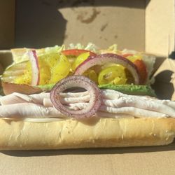 Deli Delicious - 26. Turkey, Bacon, Avocado and Provolone Sandwich Extra pepperchinis