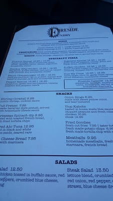 Menu photo 8 Fireside Foundry Richfield, MN