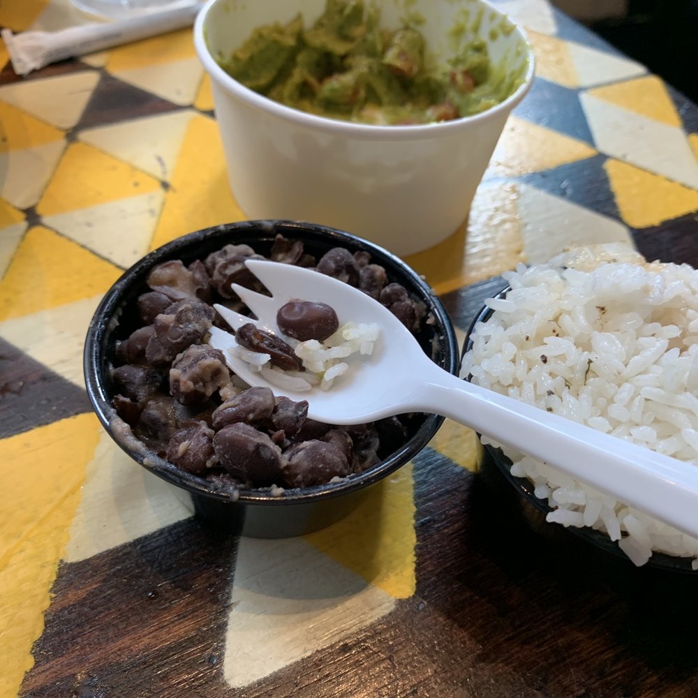 Condado Tacos - Side of rice and Black Beans - Tacos Near Me - Pittsburgh, Pennsylvania