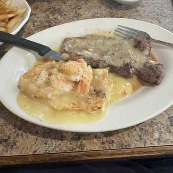 Old Bridge Diner Family Restaurant - Steak and Shrimp Scampi - Diners Near Me - Old Bridge, New Jersey