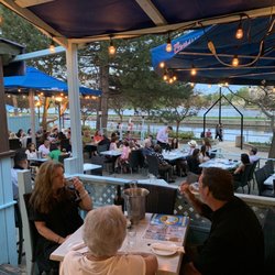 Big terrace with live jazz music