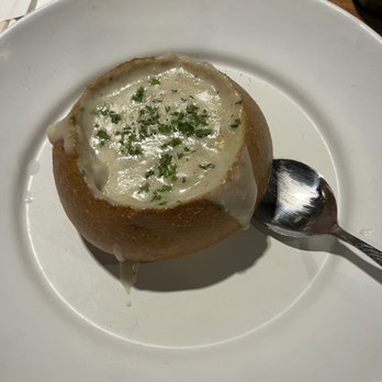Nico's Pier 38 - Small bread bowl soup - Seafood Near Me - Honolulu, Hawaii Nico's Pier 38 - Small bread bowl soup - Seafood Near Me - Honolulu, Hawaii