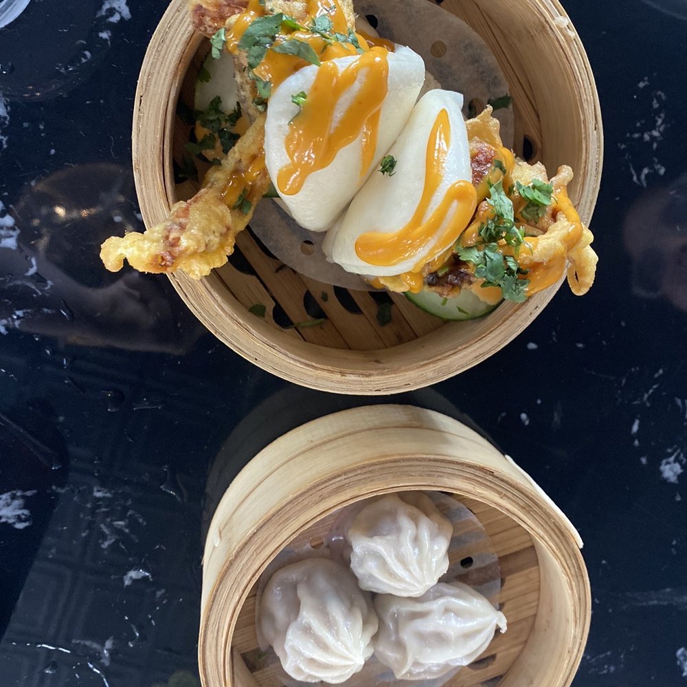 Yip - Doral - Soft Shell Crab Bao and Shanghai Soup Dumplings - Dim Sum Near Me - Miami, Florida Yip - Doral - Soft Shell Crab Bao and Shanghai Soup Dumplings - Dim Sum Near Me - Miami, Florida