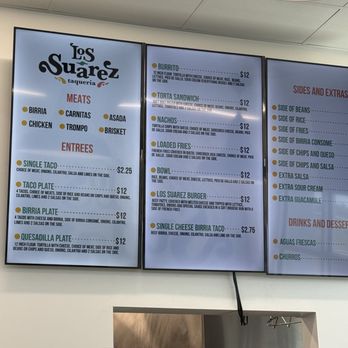 Los Suarez Taqueria - Menu - Mexican Near Me - Aubrey, Texas Los Suarez Taqueria - Menu - Mexican Near Me - Aubrey, Texas