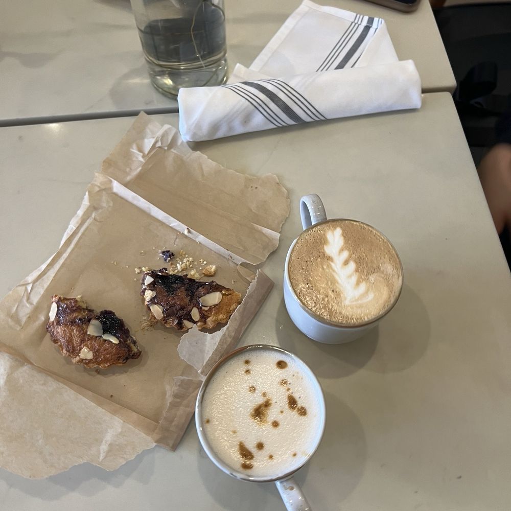 Hovey & Harrison - The filbert,hot bun latte,blueberry pastry - Cafes Near Me - Edwards, Colorado Hovey & Harrison - The filbert,hot bun latte,blueberry pastry - Cafes Near Me - Edwards, Colorado