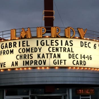 Chicago Improv - Marquee from the outside of the Improv Comedy Club - Performing Arts Near Me - Schaumburg, Illinois Chicago Improv - Marquee from the outside of the Improv Comedy Club - Performing Arts Near Me - Schaumburg, Illinois