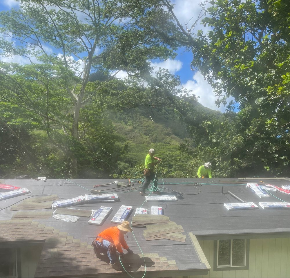 Slide of West Oahu Roofing
