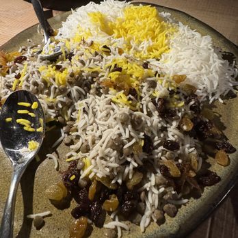 Rumis Kitchen - saffron basmati rice & raisin basmati rice - Persian/Iranian Near Me - Houston, Texas Rumis Kitchen - saffron basmati rice & raisin basmati rice - Persian/Iranian Near Me - Houston, Texas