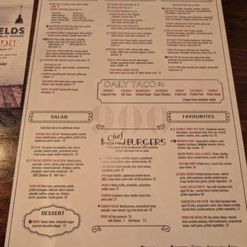 Greenfields Gastro Public House - Menu - American Near Me - Nepean, Ontario Greenfields Gastro Public House - Menu - American Near Me - Nepean, Ontario