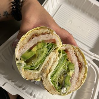 KC Donuts - Turkey sandwich if you want add on's it'll be 50 cents extra ingredients! I added jalapeño, bacon, and avocado! - Donuts Near Me - San Gabriel, California KC Donuts - Turkey sandwich if you want add on's it'll be 50 cents extra ingredients! I added jalapeño, bacon, and avocado! - Donuts Near Me - San Gabriel, California