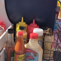 Dog Force One - Some condiment options.