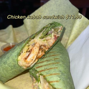 Casablanca Express - chicken kabab sandwich $11.99 - Mediterranean Near Me - Seattle, Washington