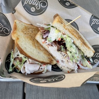 The Stand - American Classics Redefined - Grand Stand Turkey Sandwich - New American Near Me - Irvine, California The Stand - American Classics Redefined - Grand Stand Turkey Sandwich - New American Near Me - Irvine, California