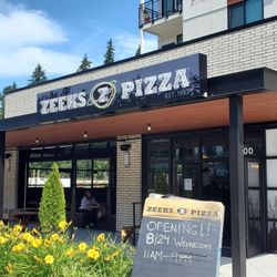 Zeeks Pizza - New Zeeks location with outdoor seating