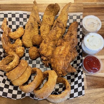 Fish & Chicks - Seafood ( 9 ) platter - Seafood Near Me - Cypress, Texas