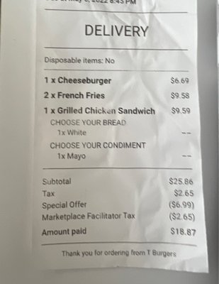 Menu photo 1 T Burgers Monrovia, CA Menu photo 1 T Burgers Monrovia, CA