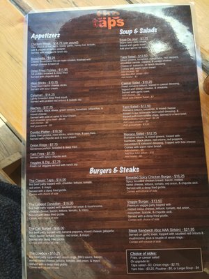 Menu photo 3 The Golden Taps Pub Golden, BC Menu photo 3 The Golden Taps Pub Golden, BC