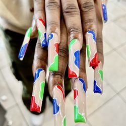 Magic Nails Spa - super long kinda nails ..