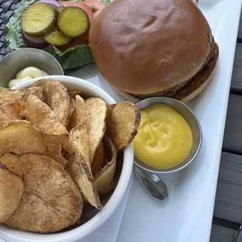 42 bar and table - The Burger was delicious - as were the chips! - New American Near Me - Little Rock, Arkansas 42 bar and table - The Burger was delicious - as were the chips! - New American Near Me - Little Rock, Arkansas