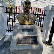 Photo of Maximo Gomez Park / Domino Park - Miami, FL, United States. 02.20.23 Máximo Gómez bust in Little Havana