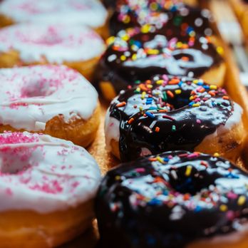 CAO Bakery & Cafe - A variety of doughnuts in a display case. - Bakeries Near Me - Hialeah, Florida CAO Bakery & Cafe - A variety of doughnuts in a display case. - Bakeries Near Me - Hialeah, Florida
