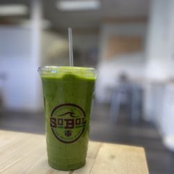 Large Super Green Smoothie... yum!