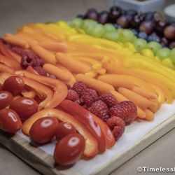 Charcuterie Element - Rainbow Veggie Board