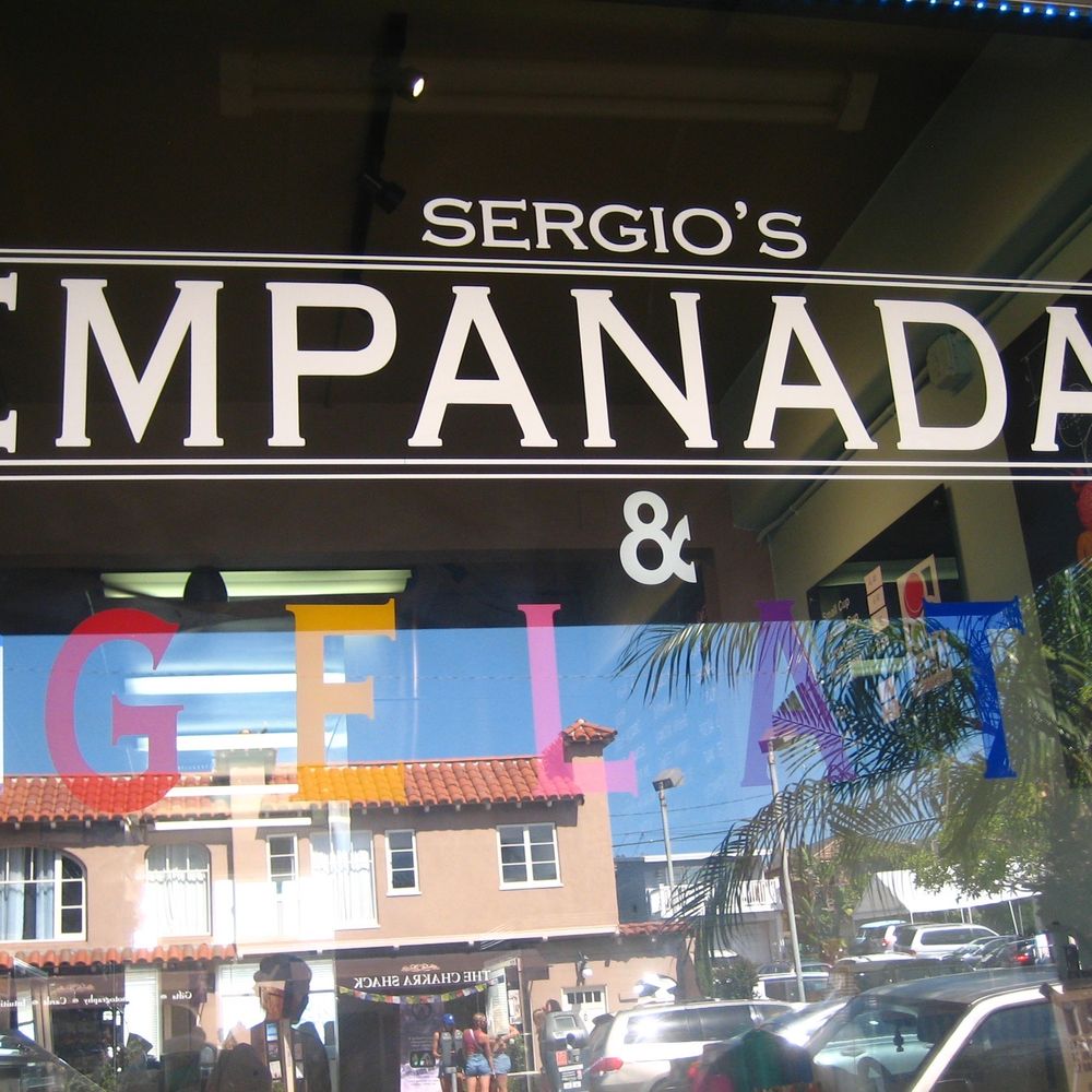 Sergio's Empanadas - sign - Empanadas Near Me - Laguna Beach, California Sergio's Empanadas - sign - Empanadas Near Me - Laguna Beach, California