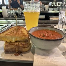 U Bar - Tomato Soup and grilled cheese sandwich