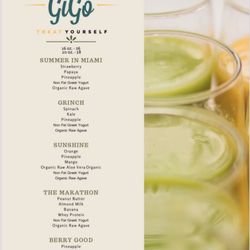 Good In Good Out - Good In Good Out's Menu