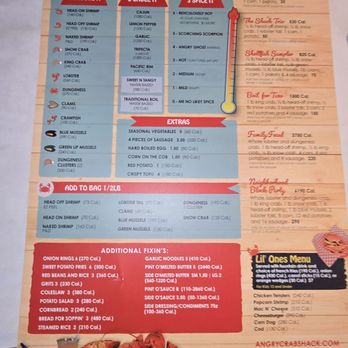 Angry Crab Shack - Menu - Comfort Food Near Me - Chandler, Arizona