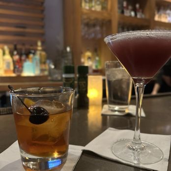 Bonefish Grill - Old fashioned  Blueberry lemon drop - Seafood Near Me - Winter Garden, Florida