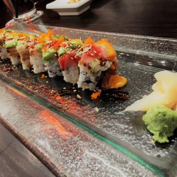Wasabi - Specialty Roll: Izumi San--ridiculously good! - Sushi Bars Near Me - West Des Moines, Iowa Wasabi - Specialty Roll: Izumi San--ridiculously good! - Sushi Bars Near Me - West Des Moines, Iowa