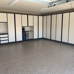 Finished garage. Finished garage.