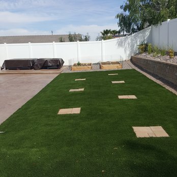 Designer's Touch Landscape - turf with pavers - Landscaping Near Me - Quartz Hill, California Designer's Touch Landscape - turf with pavers - Landscaping Near Me - Quartz Hill, California