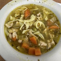Oh, the chicken noodle soup, full of flavor, veggies, and noodles Oh, the chicken noodle soup, full of flavor, veggies, and noodles