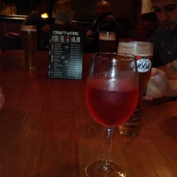 Wetherspoons - Jacobs creek rose!