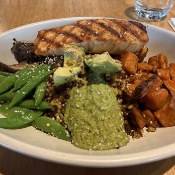 True Food Kitchen - Ancient Grain Bowl with grilled salmon! - New American Near Me - Denver, Colorado