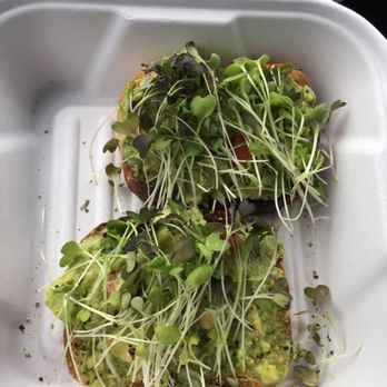 FreshVibes - The day I won the GF avocado toast lottery. For $4.99, you should get two slices (IMHO) - Juice Bars & Smoothies Near Me - Greenville, North Carolina