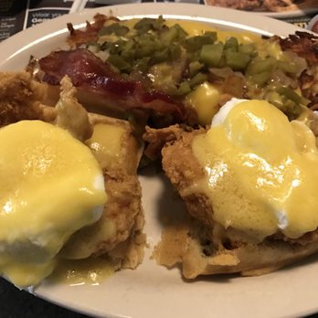 Metro Diner - Fried chicken eggs Benedict - Diners Near Me - Gainesville, Florida Metro Diner - Fried chicken eggs Benedict - Diners Near Me - Gainesville, Florida
