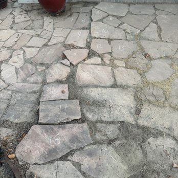 Torres Landscaping & Concrete - Alex got the mosaic pieces of flagstone exactly where they were before. Can't tell anything was wrong. Looks perfect. Thank you, Alex! - Landscaping Near Me - Bakersfield, California Torres Landscaping & Concrete - Alex got the mosaic pieces of flagstone exactly where they were before. Can't tell anything was wrong. Looks perfect. Thank you, Alex! - Landscaping Near Me - Bakersfield, California